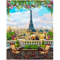 Balcony With Eiffel Tower View