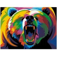 Цветной медведь