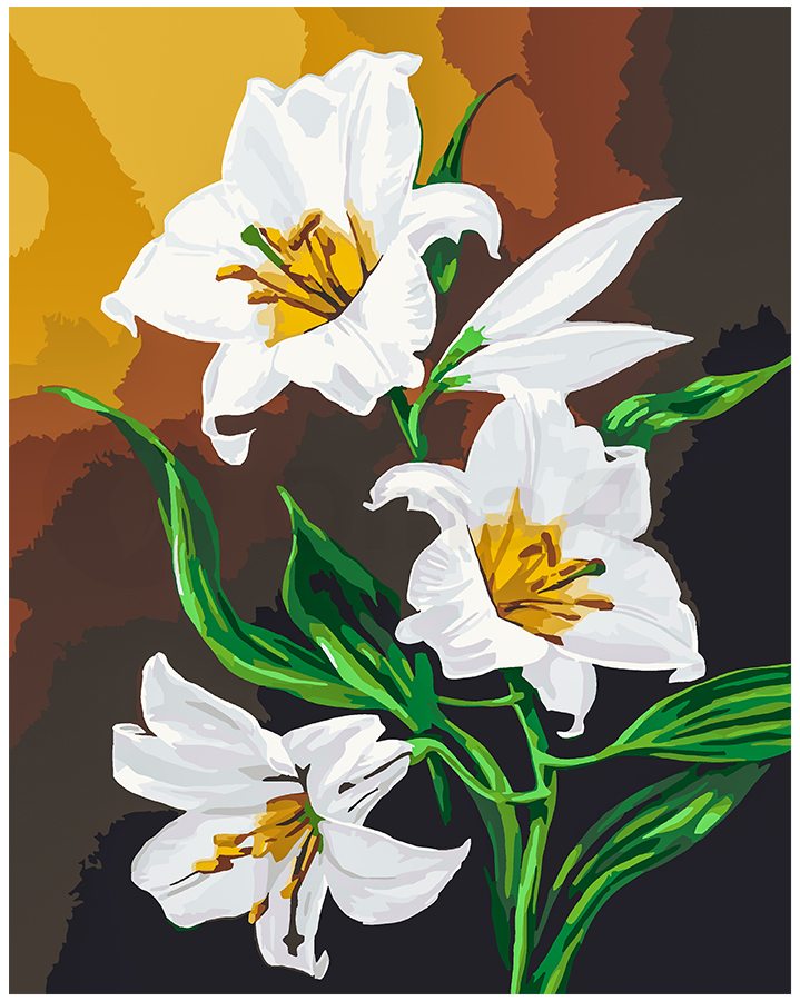 Snow-White Lilies