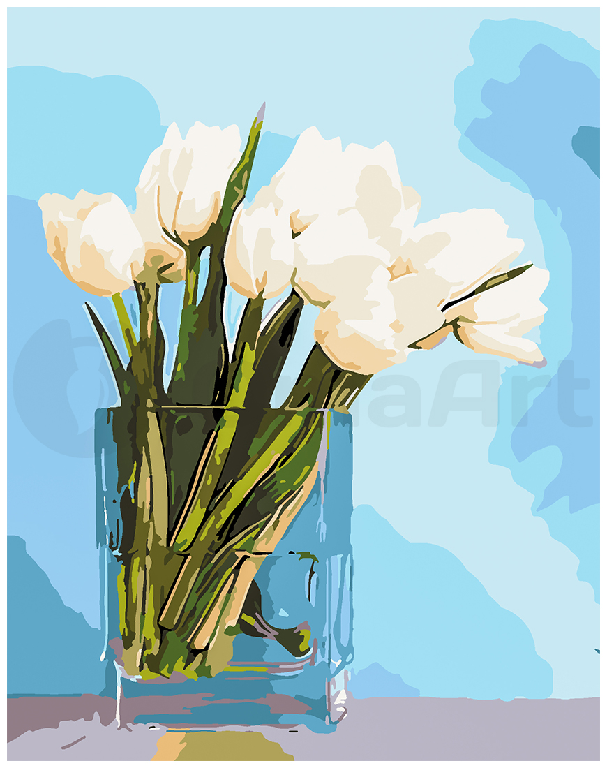 Baltas tulpes