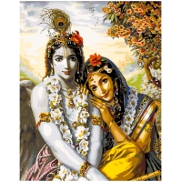Кришна и Радха, божественная любовь