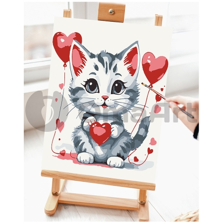 Котик с сердцем