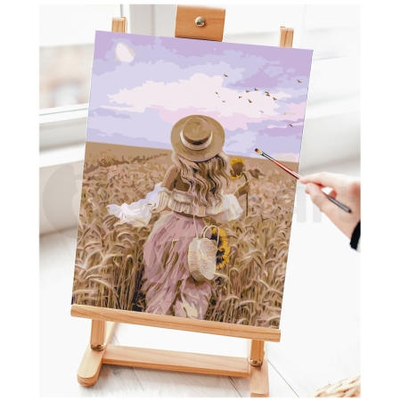 Girl in the field - Serenity in Nature