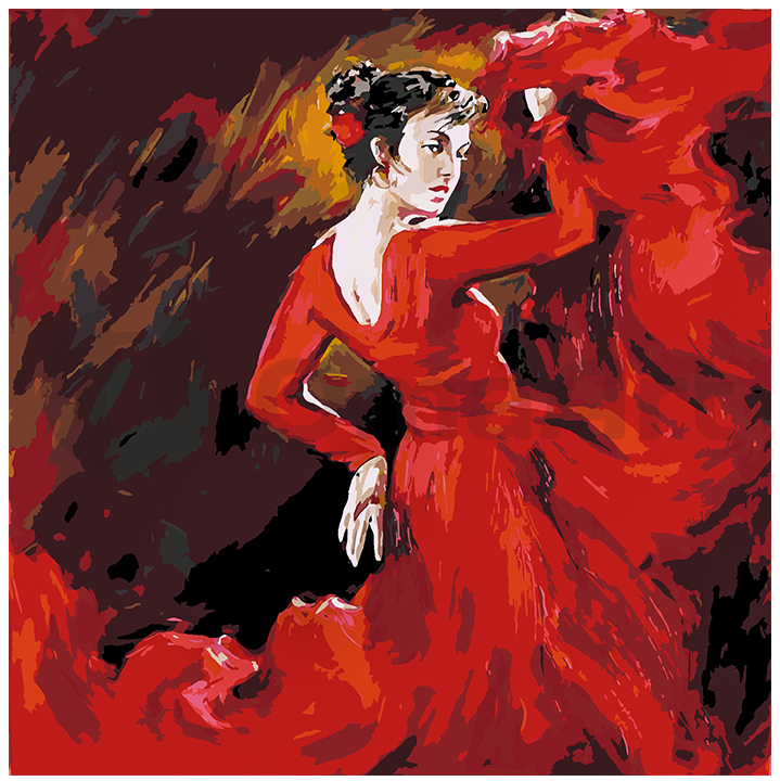 Flamenco 50x50
