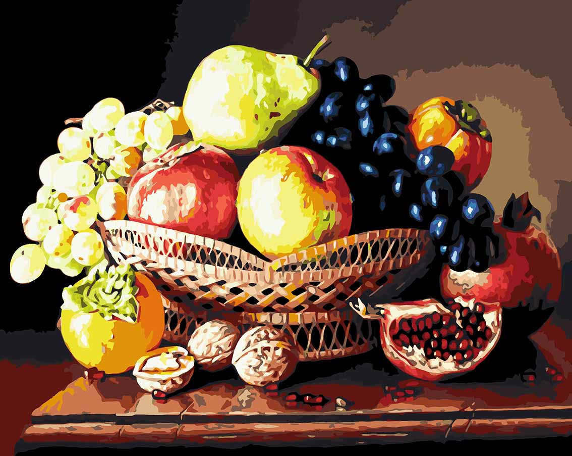 Natüürmort puuviljadega