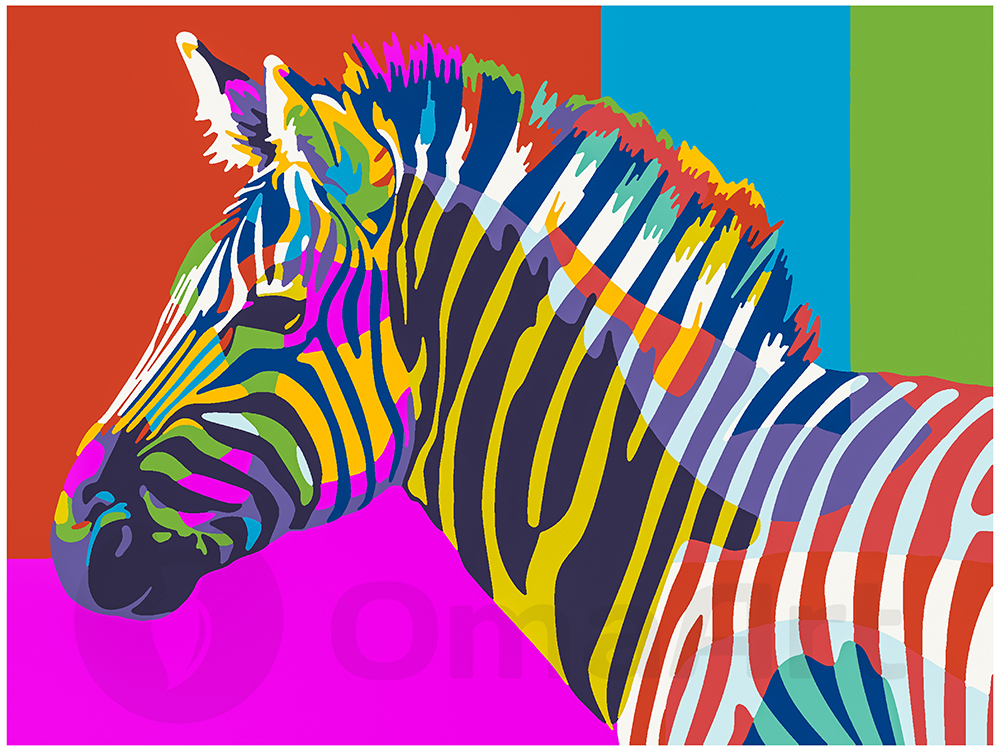 Värviline Zebra