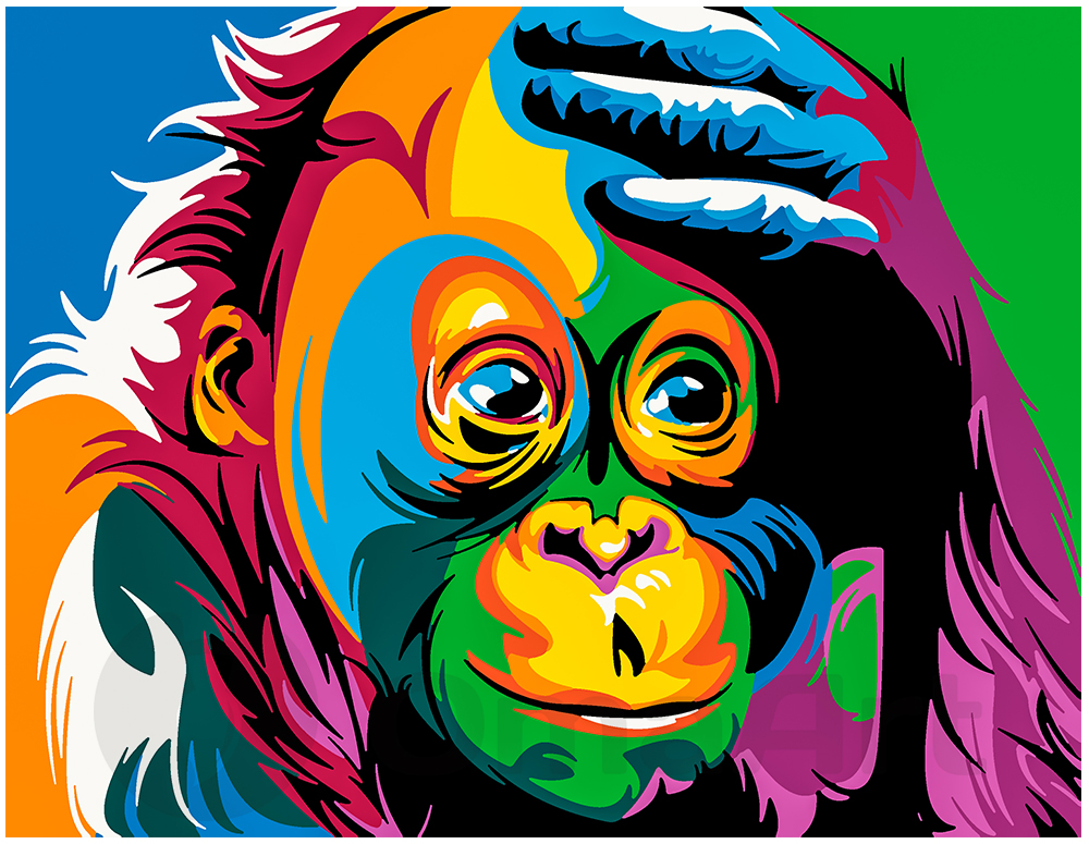 Colorful Monkey