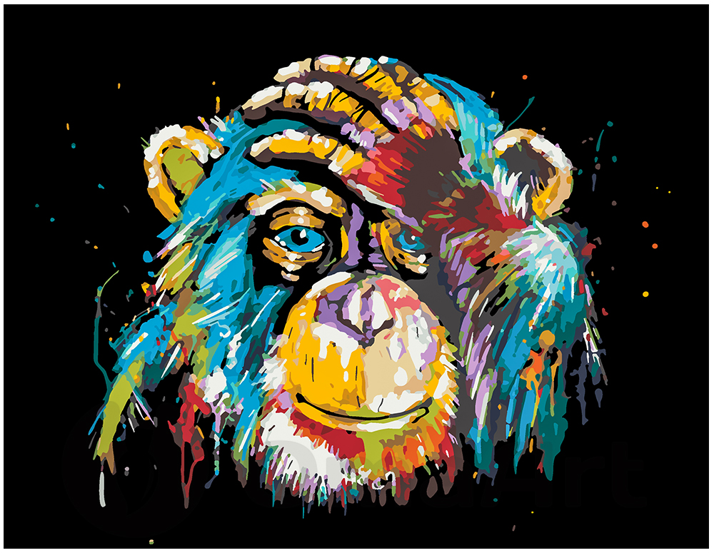 Colored Monkey