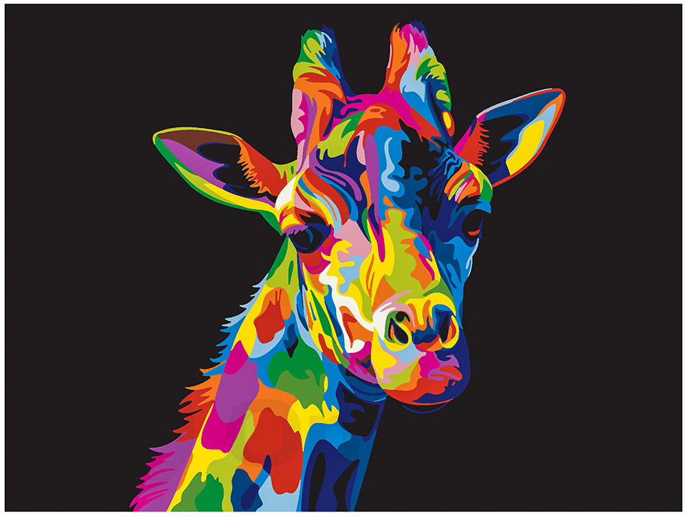 Colorful Giraffe