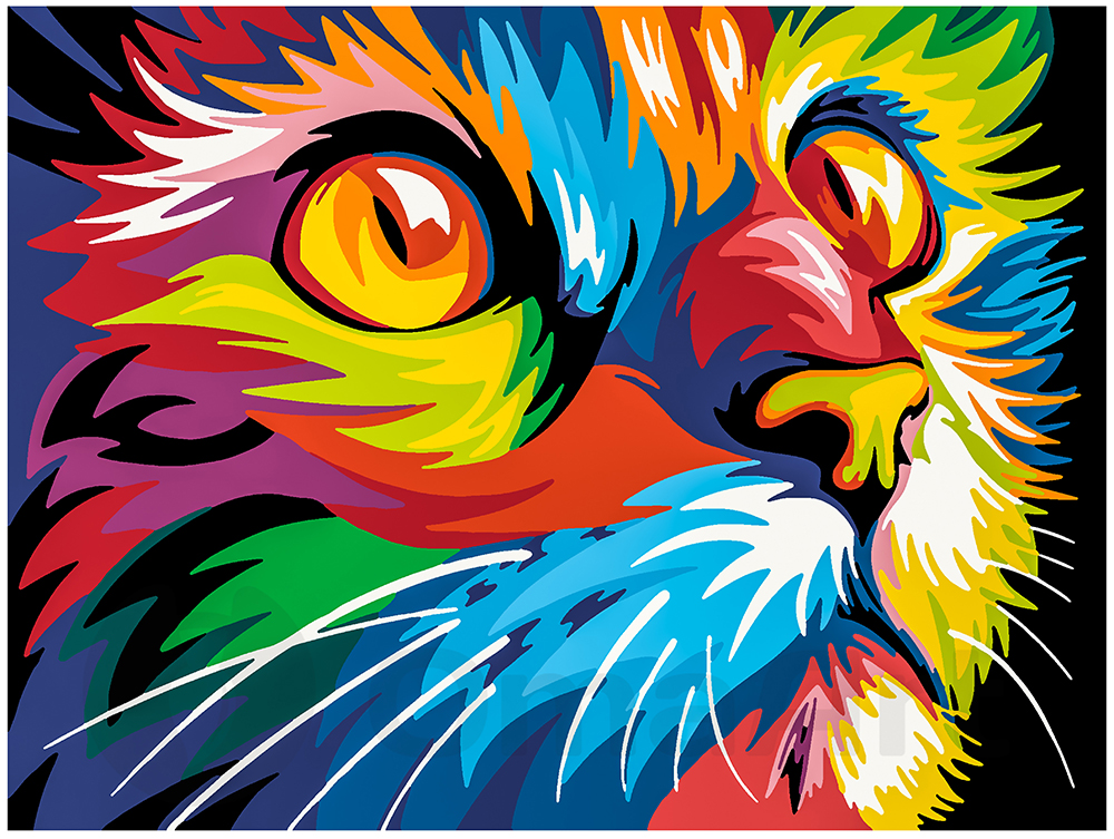 Colorful Cat