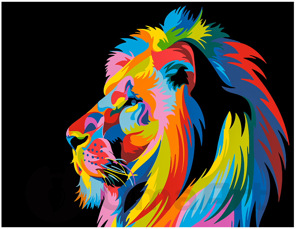 Colorful Lion 3