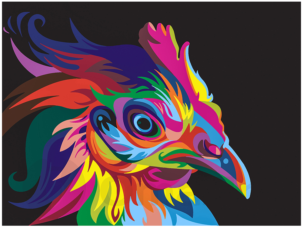 Colorful Rooster