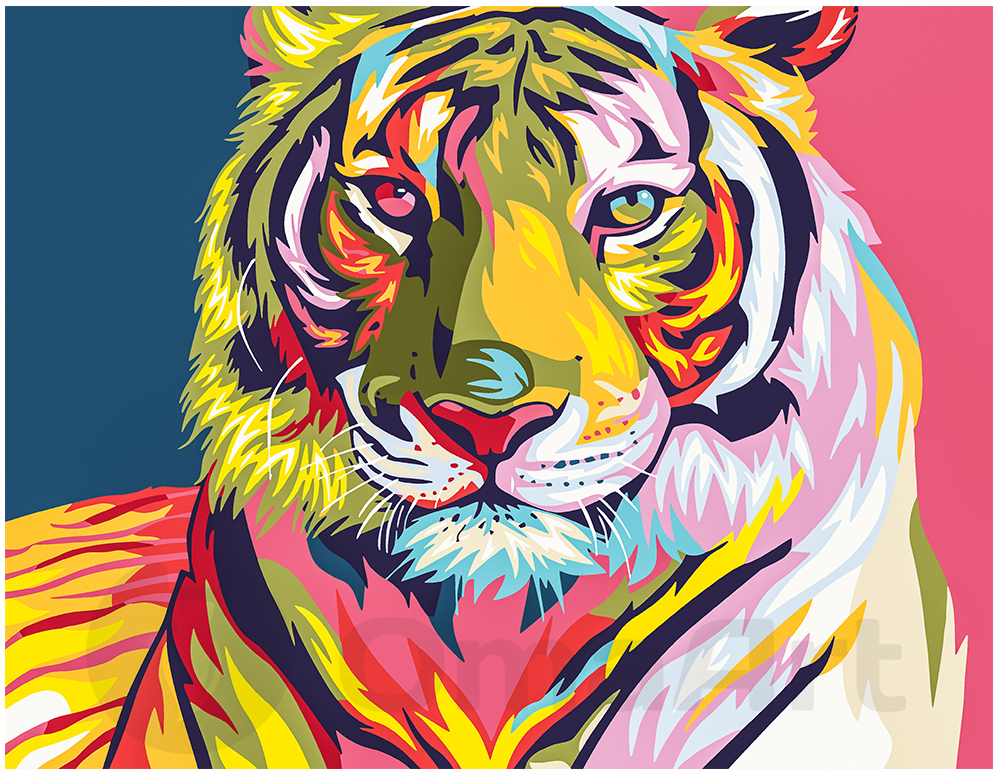 Värikäs tiikeri