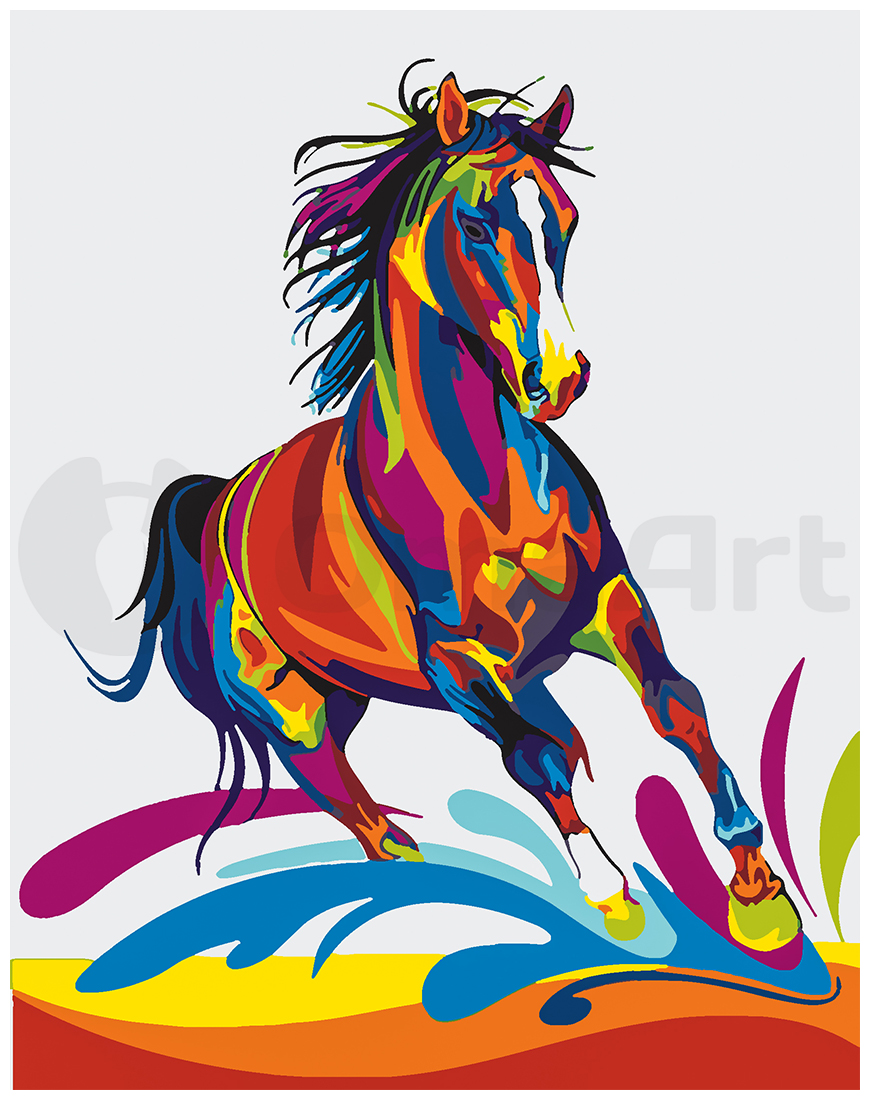 Värviline hobune