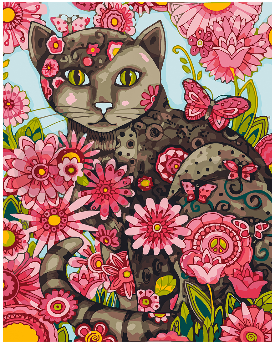 Цветущий кот