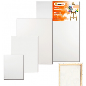 Canvas with choice of size
