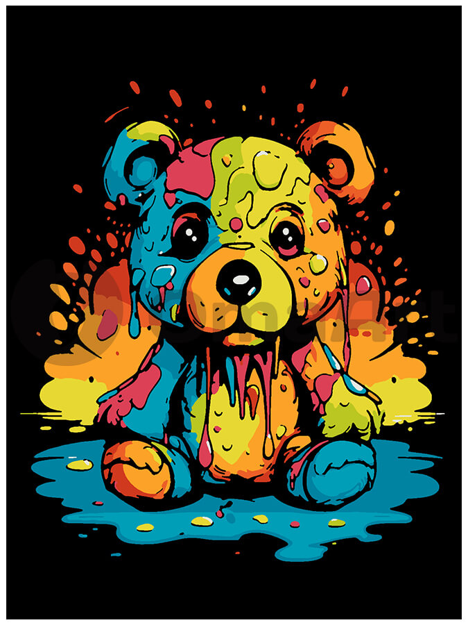 Rainbow bear