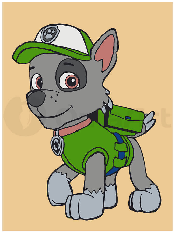 Paw patrol- Rocky