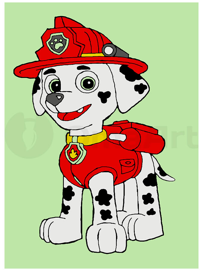 Paw patrol- Marshall