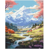 Paint by Numbers: Majestic Mountains