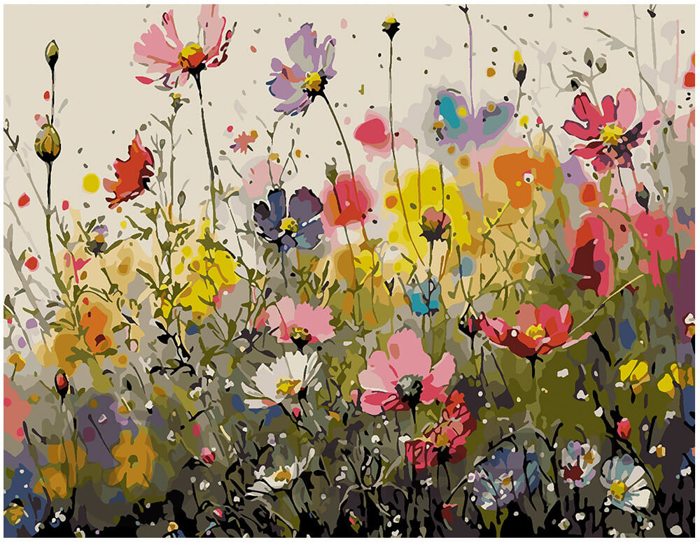 Paint by Numbers: Magic of the Flowering Field