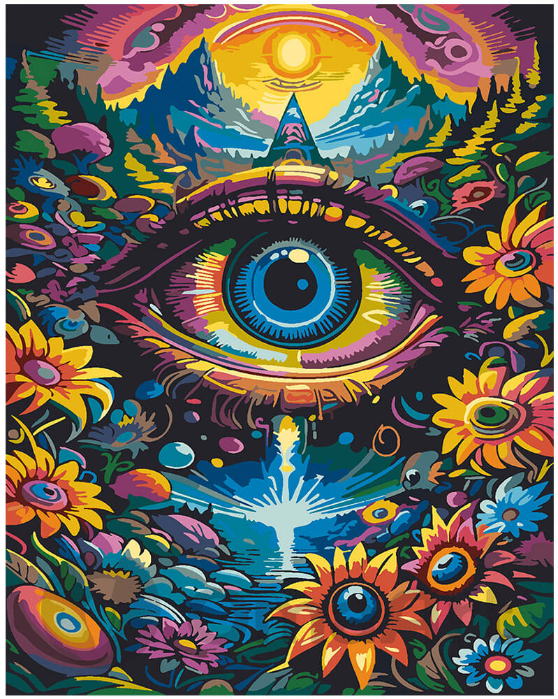 Paint by Numbers: The All-Seeing Eye