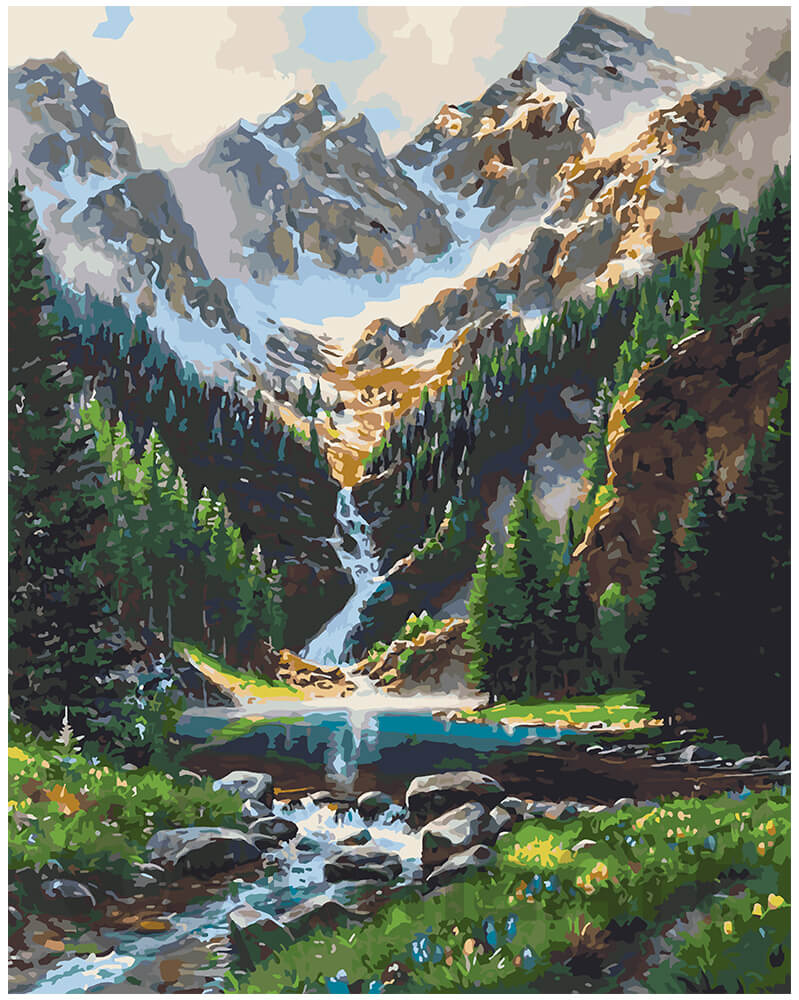 Paint by Numbers: Majesty and Power of the Mountains