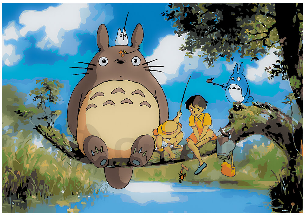 Totoro ja Sõprade Kalastusseiklus: Rahu Numbrimaaling