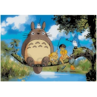 Totoro & Friends' Fishing Adventure: Paint-by-Numbers Serenity