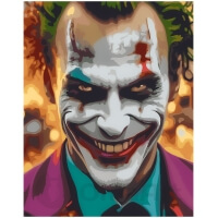 Joker Portrait Paint-by-Numbers Kit