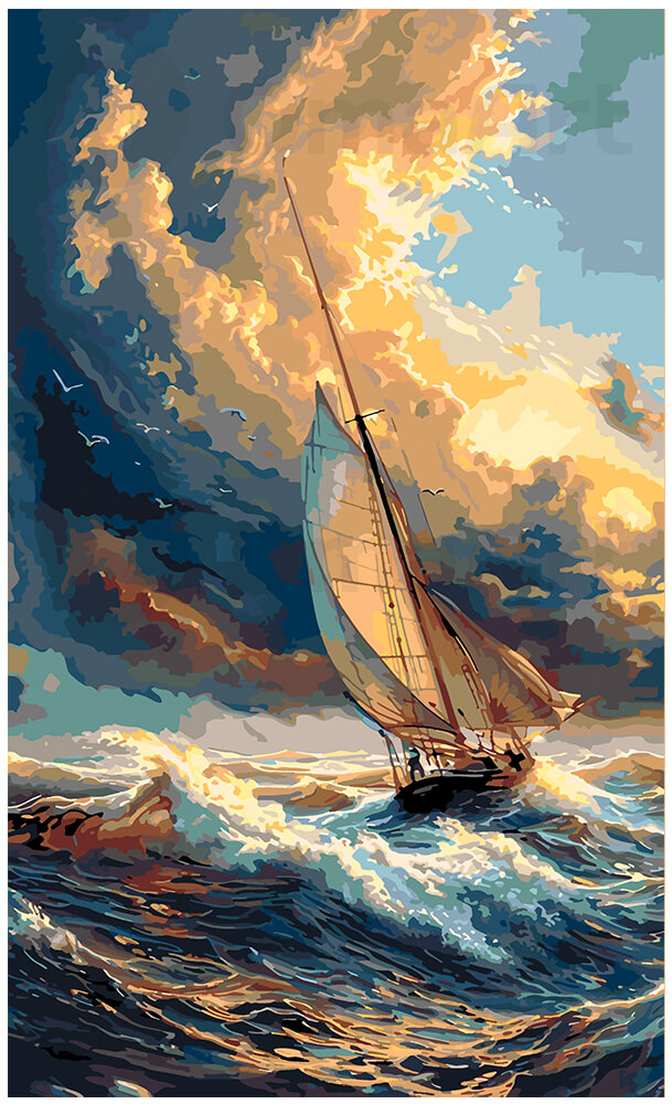 In the grip of the waves