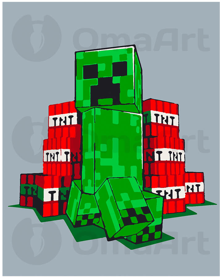 Pixel Art: Creeper
