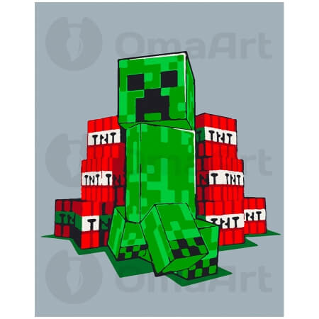 Pixel Art: Creeper