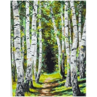 In the birch forest