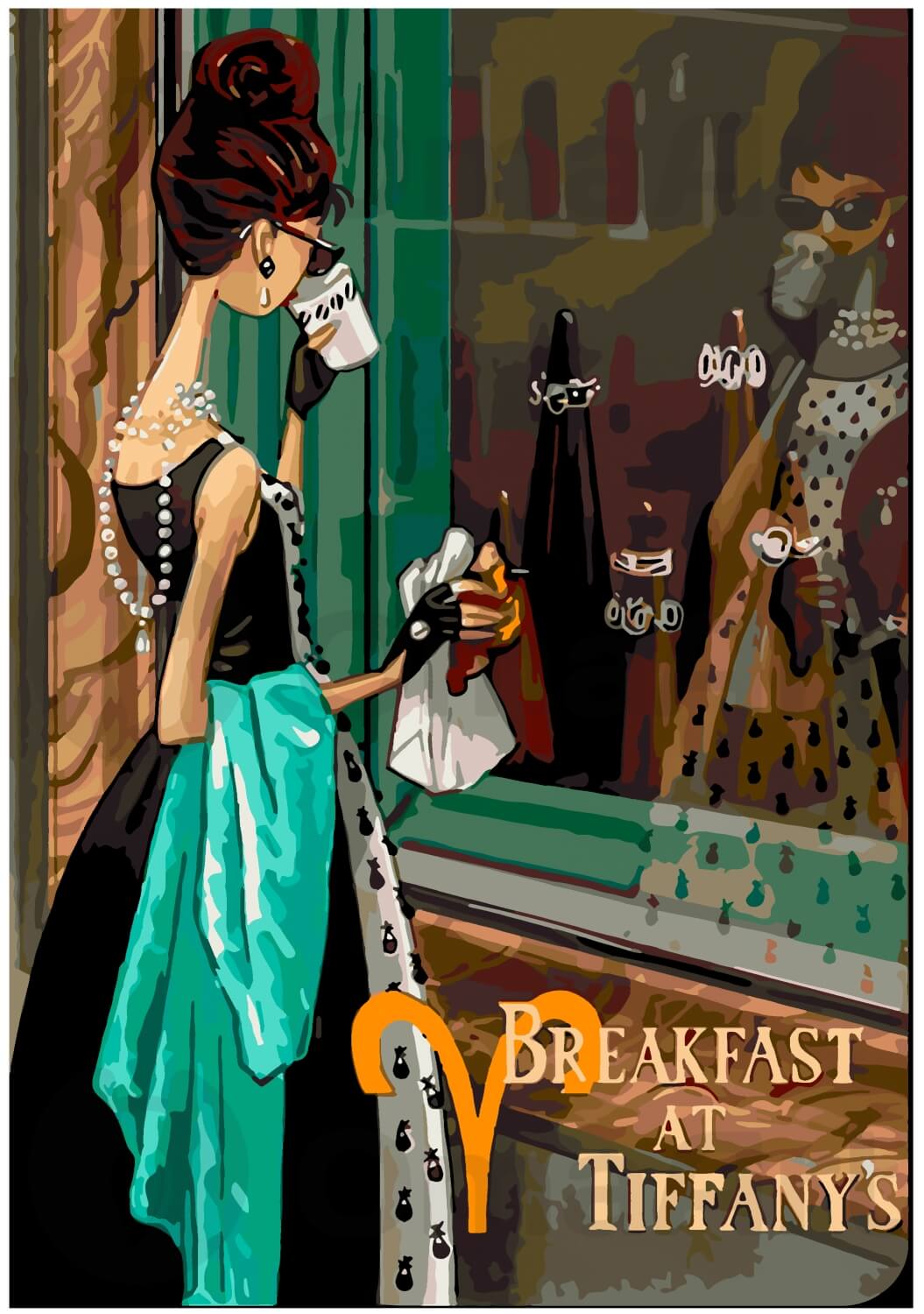 Aamiainen Tiffanylla