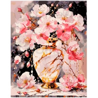Sakura valges portselanis