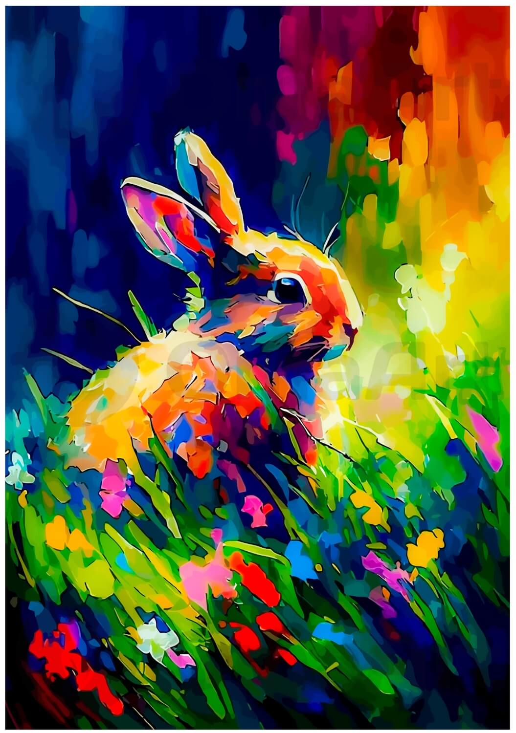 Радужный кролик