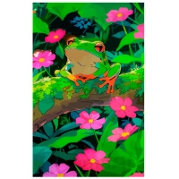 Лягушонок в цветах