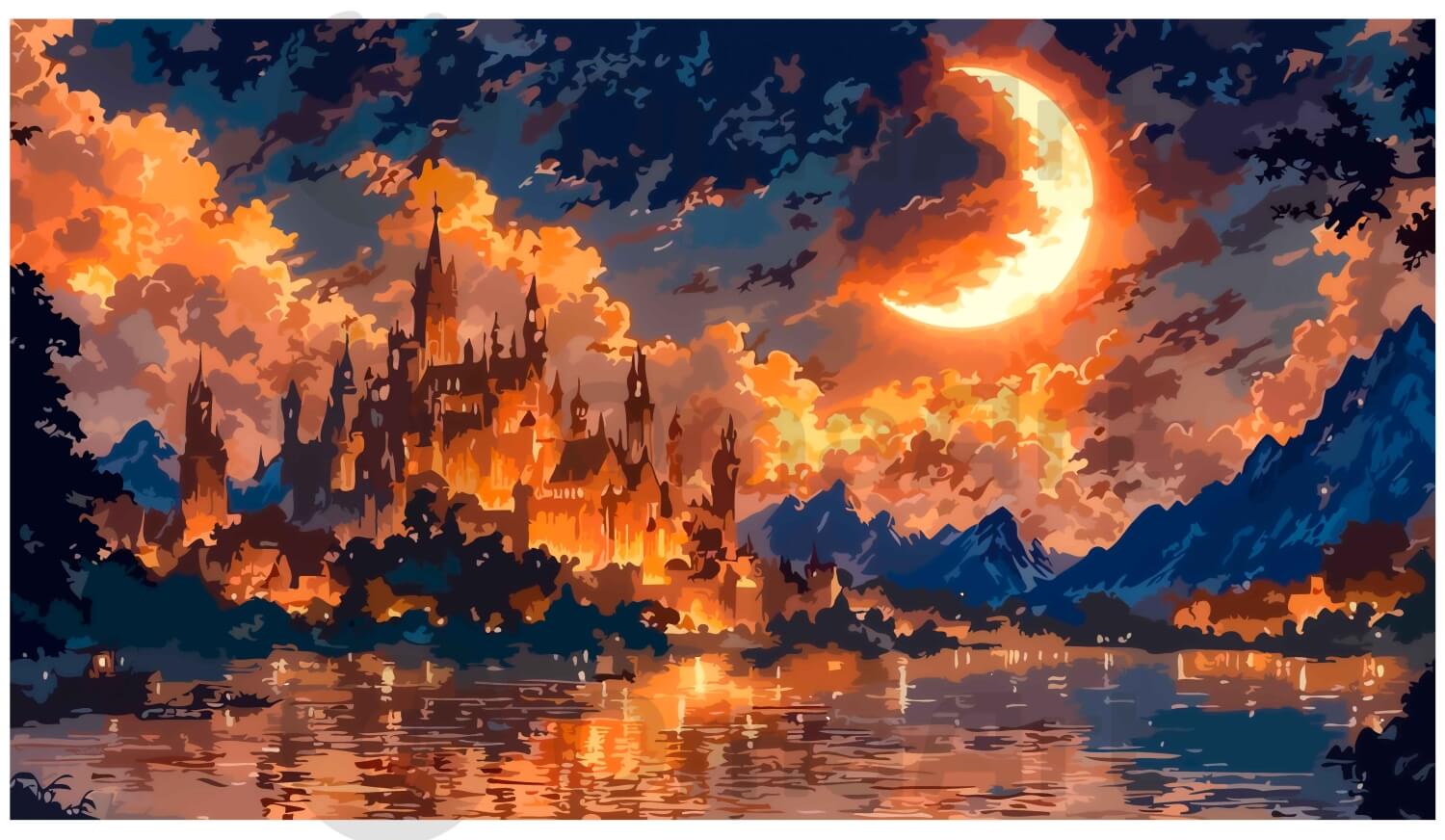 Замок у лунной гавани