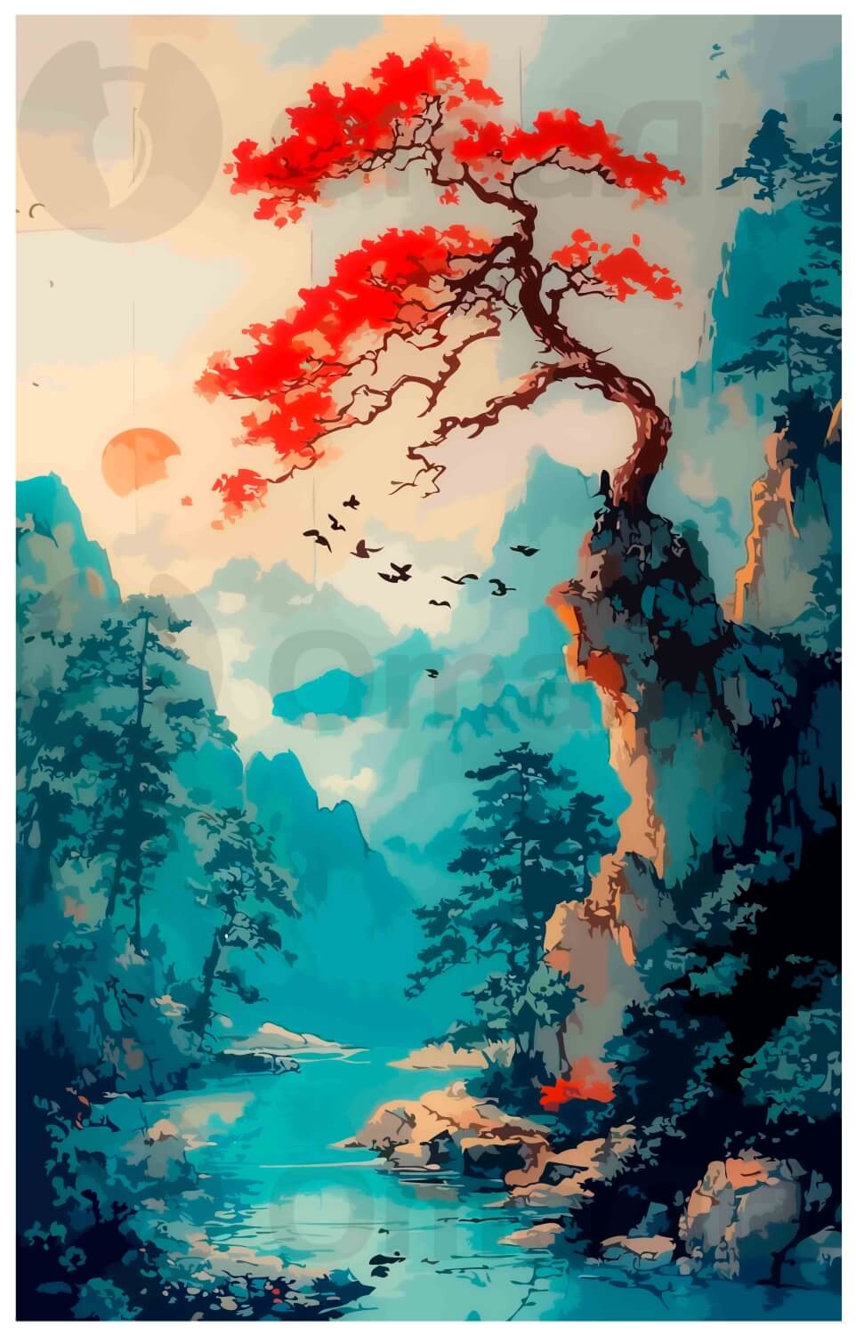 Sunrise in Eastern Mountains