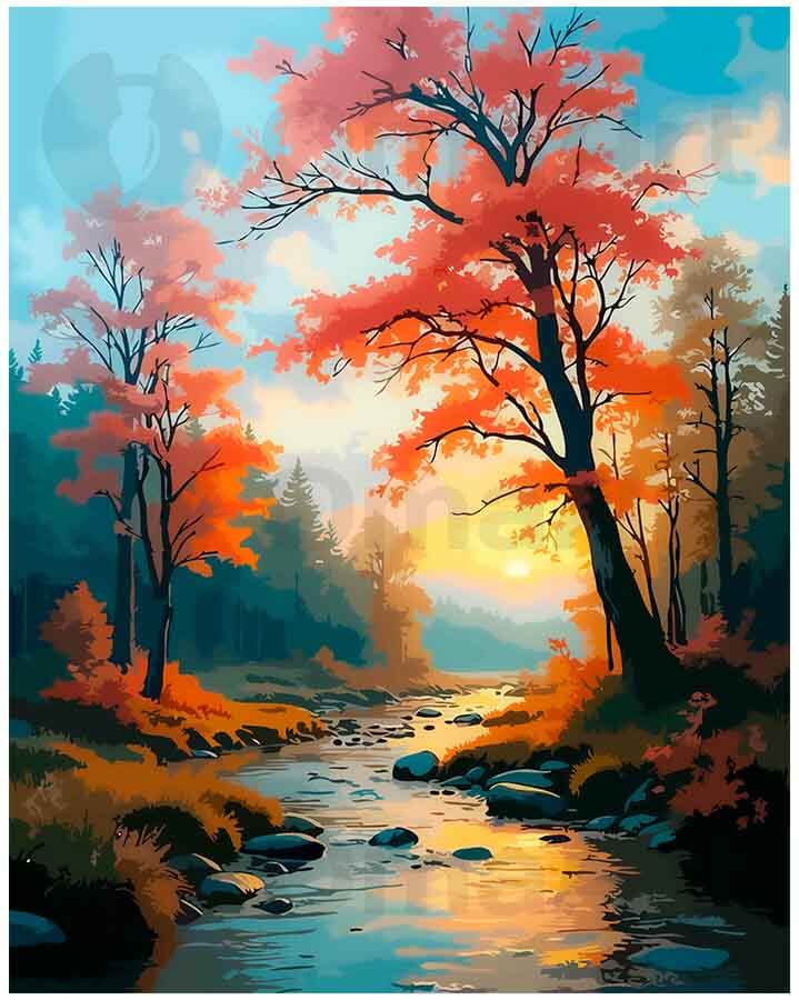 Colors of Autumn Sunset