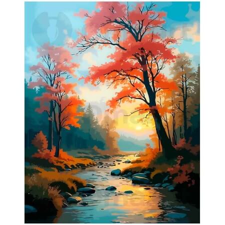 Colors of Autumn Sunset