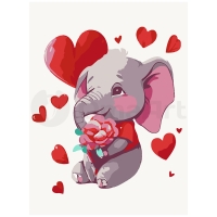 Elephant in love