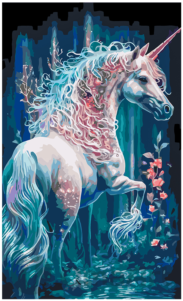 Magic unicorn 30x50