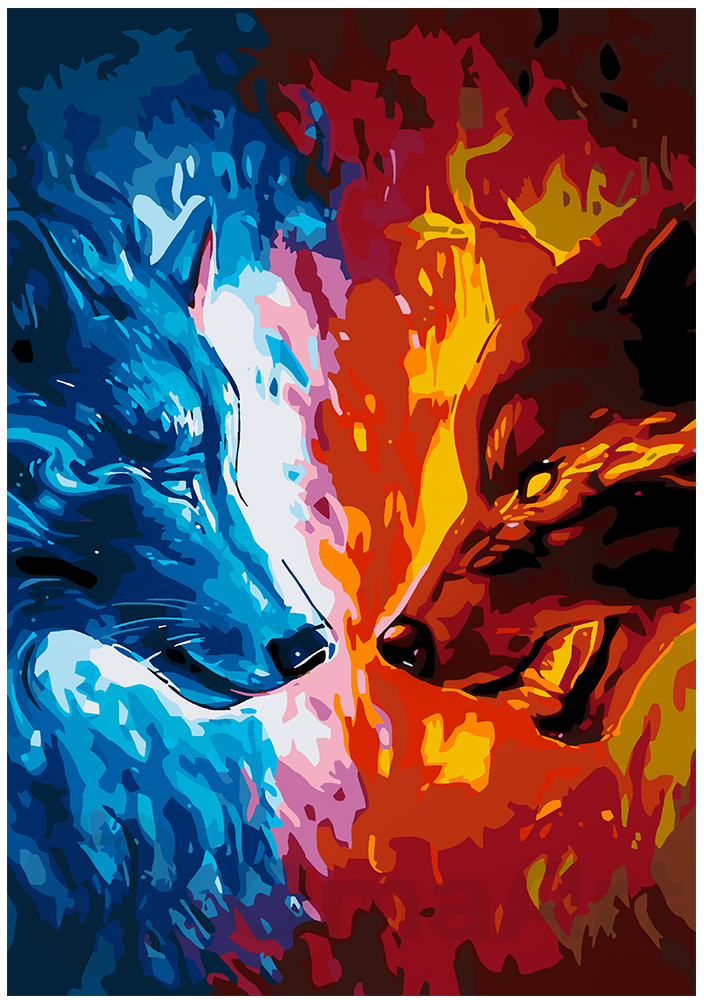 Wolf spirit 50x35