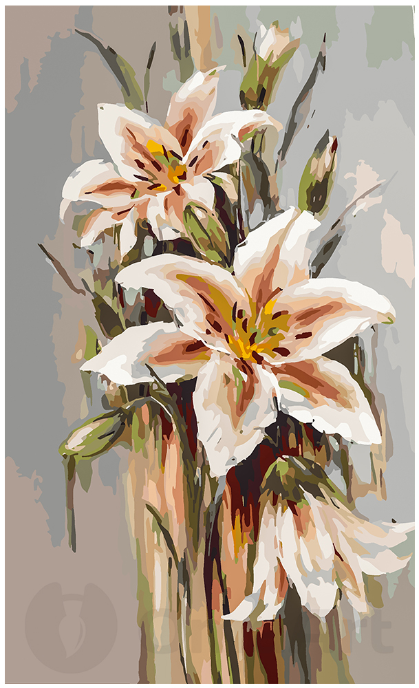 Royal lilies 30x50