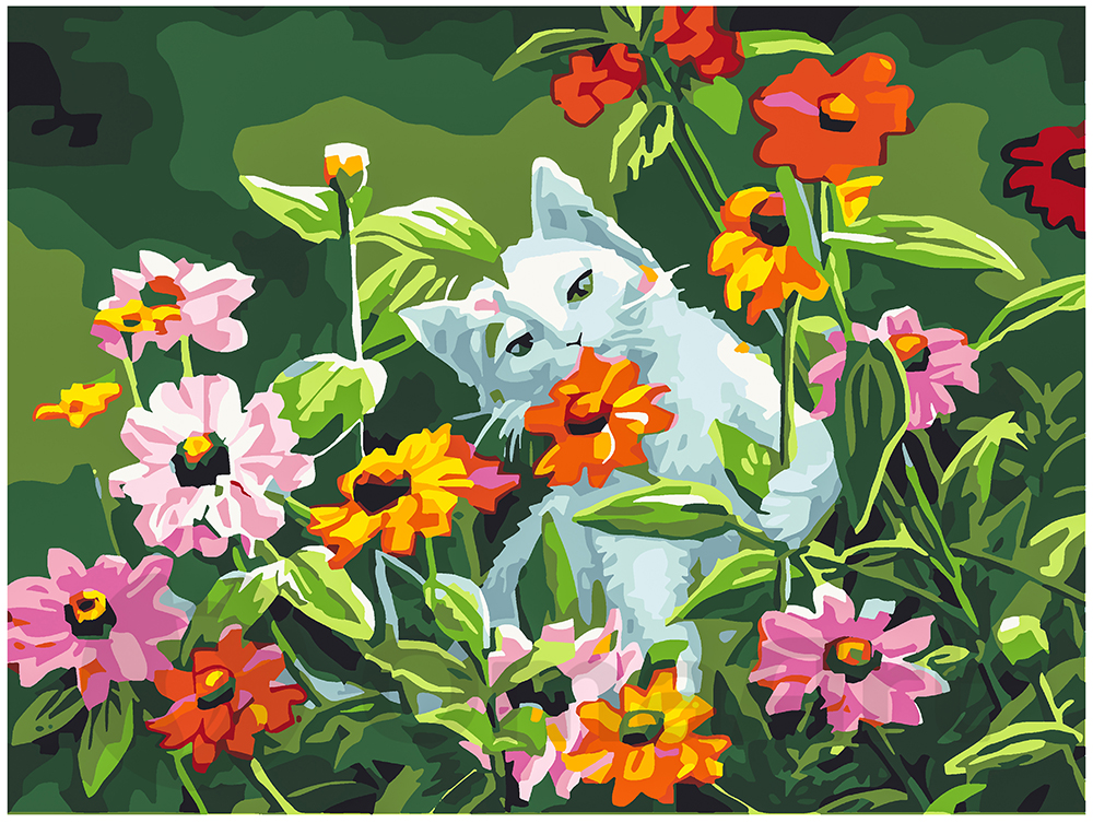 Kissa ja kukat