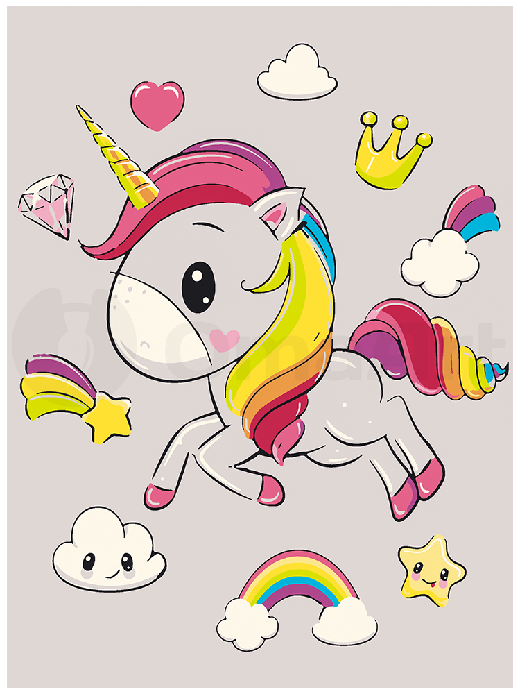 Flying unicorn