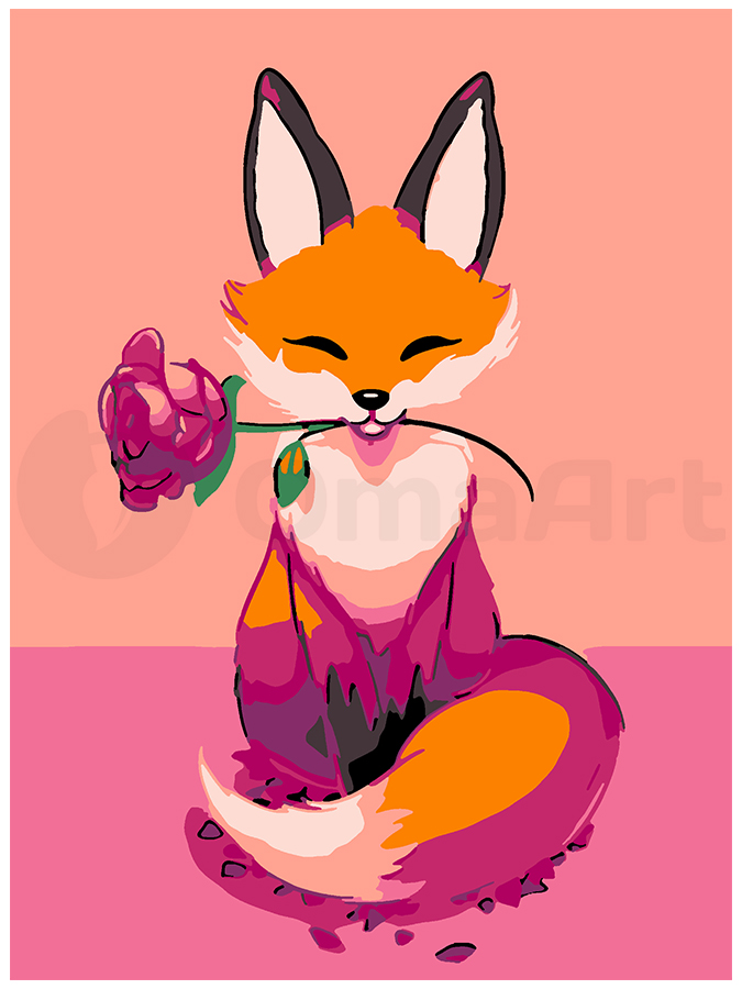 Cute fox