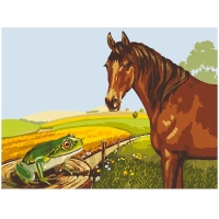 Frog and horse